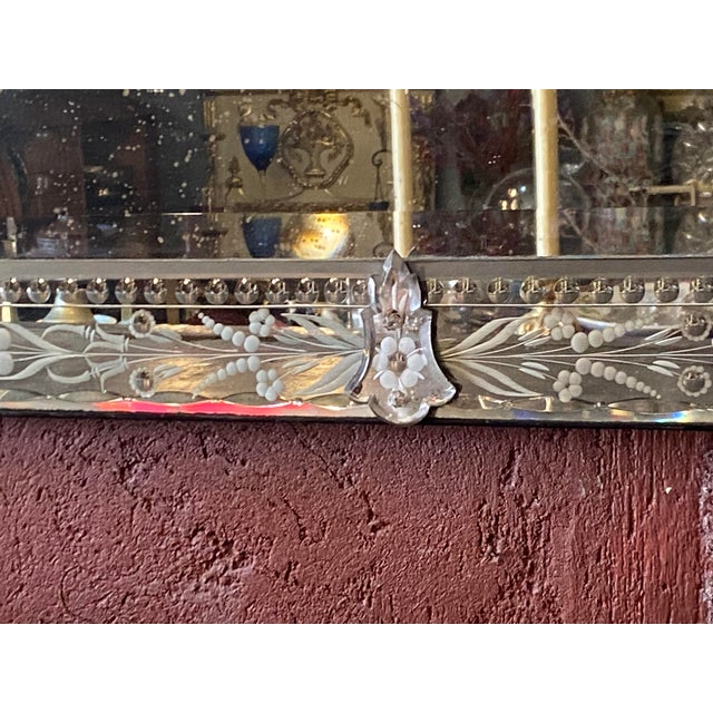 Venetian Mirror in Glass For Sale - Image 8 of 18