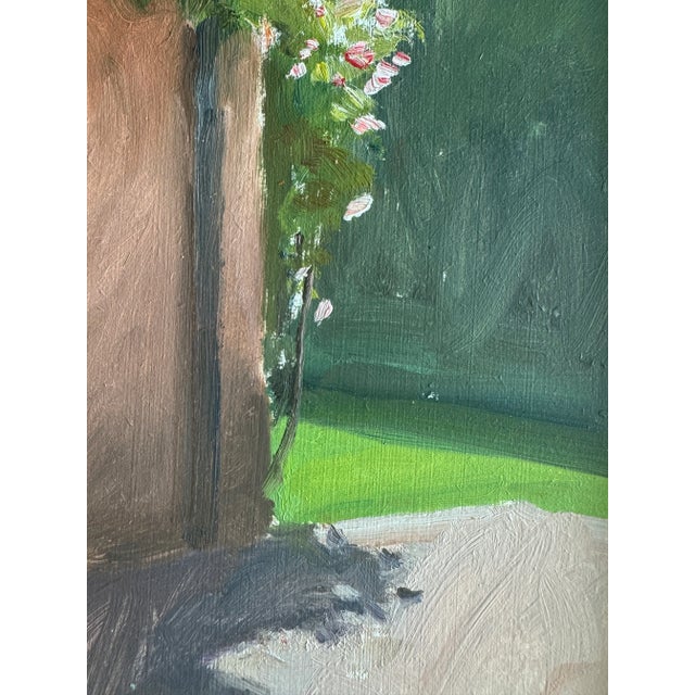 2025 Original Julian Merrow-Smith Provence Landscape “Shade and Roses”, Framed For Sale In Houston - Image 6 of 10