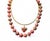 Rhodochrosite Ball Necklace With 14k Gold For Sale In New York - Image 6 of 6