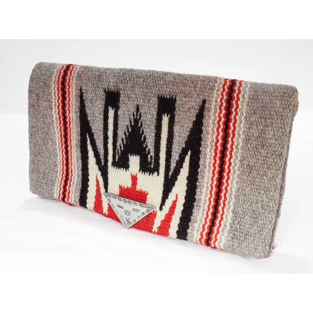 A fine Native American woven purse. From Chimayo (a region inhabited by Pueblo Indians since about 1200 CE). Dating from...