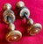 Metal Antique 19th Century Small Size Brass Door Knobs - A Pair For Sale - Image 7 of 13
