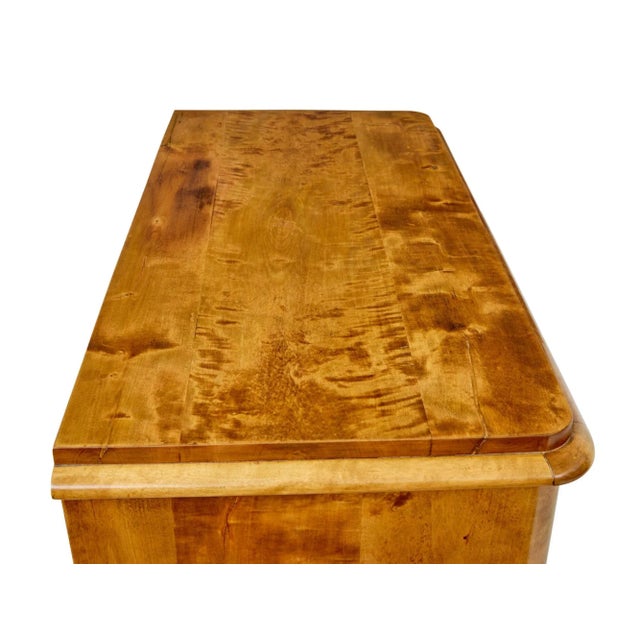 Antique Swedish Birch Fitted Cabinet For Sale - Image 3 of 11