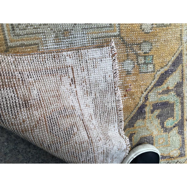 1960s Vintage Anatolian Rug - 2′3″ × 9′3″ For Sale - Image 4 of 11