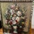 Oil on Canvas American School Floral Still Life Framed Signed Made in 1950 For Sale - Image 4 of 12