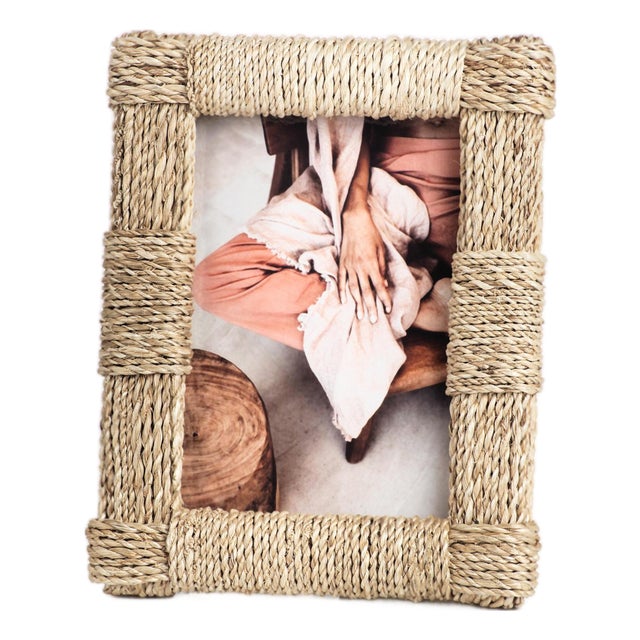 Abaca Rope Photo Frame- 5" x 7" For Sale