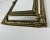 Gold Vintage Mirror with Hooks, 1930s For Sale - Image 8 of 11
