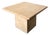 Vintage Travertine Side Table For Sale