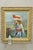 Zaza Meuli (Born 1892) Oil on Canvas Framed Impressionist Painting "Girl in Hat with Orange Bow". Item features wonderful...