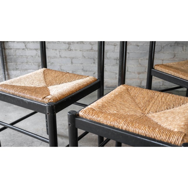 1980s Vintage Italian Vico Magistretti Style Dining Chairs - Set of 4 For Sale In Boston - Image 6 of 14