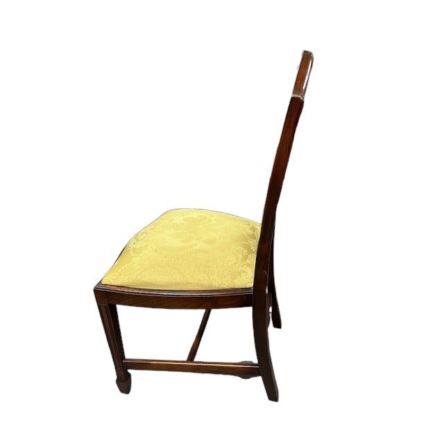 Wood 1980s Set of 6 Mahogany Dining Chairs For Sale - Image 7 of 15