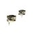 1990s Pair of David Yurman Cigar Earrings 14k Gold Silver Estate For Sale - Image 9 of 9