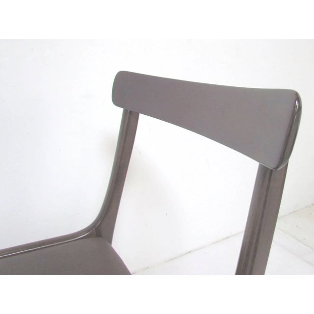 Wood Set of Four Danish Dining Chairs by Ole Wanscher, Circa 1960s For Sale - Image 7 of 9