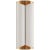 AERIN for Visual Comfort Signature Selfoss Large Sconce in Plaster White & Gild For Sale