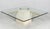 Glass Artedi Travertine Coffee Table, Italy, 1970s For Sale - Image 7 of 18