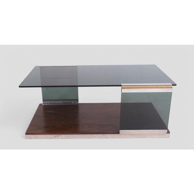 This extraordinary coffee table by Domus Til, crafted in Italy during the 1970s, is a perfect example of vintage design,...