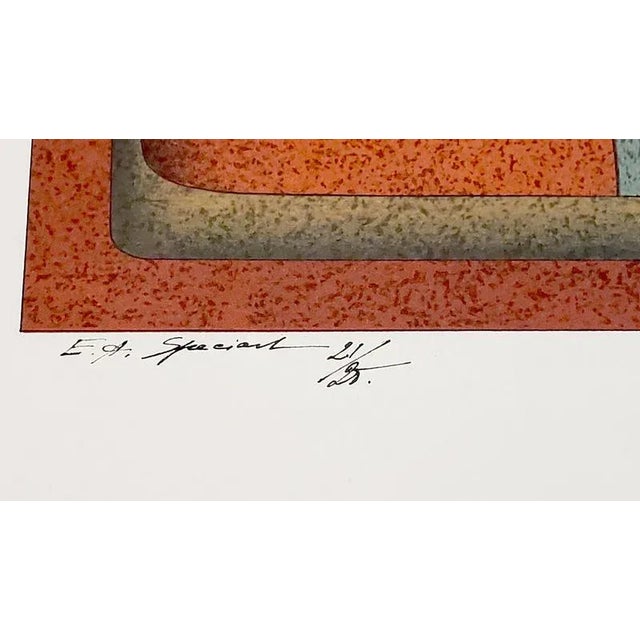 Modern Mikhail Chemiakin, Souvenir of St. Petersburg, Lithograph, 1972 For Sale - Image 3 of 5