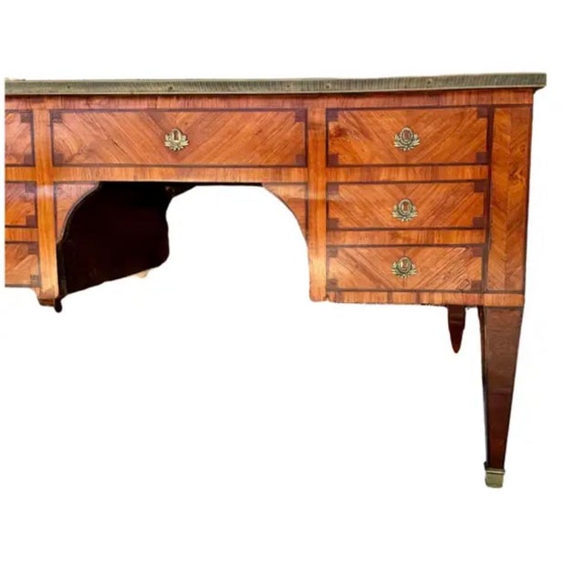 Wood 18th Century French Louis XVI Writing Desk For Sale - Image 7 of 11