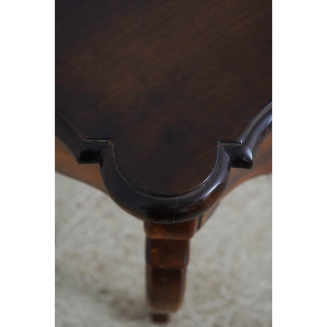 Wood Baker Milling Road Continental Serpentine Console Table For Sale - Image 7 of 18