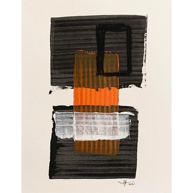 "Untitled 56" Contemporary Abstract Acrylic Painting by J. Kent Martin For Sale