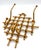 Mid-Century Modern Vintage French Bamboo & Rattan Coat & Hat Rack For Sale - Image 3 of 7