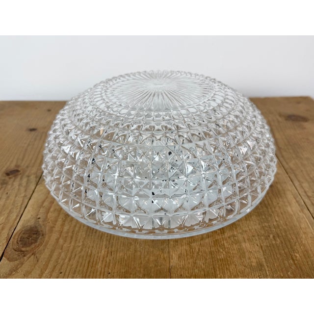 1980s Vintage Glass Wall Light, 1970s For Sale - Image 5 of 17