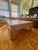 Late 20th Century 1970s Karl Springer Style Ming-Base Travertine Coffee Table For Sale - Image 5 of 6