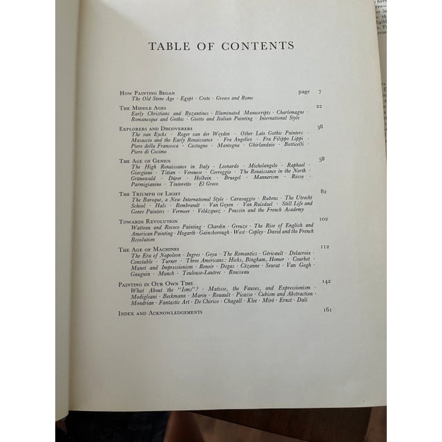 Paper Vintage Mid Century Coffee Table Book “Paintings” For Sale - Image 7 of 12