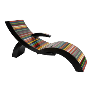 Brother Mel Meyer Painted Steel Chaise