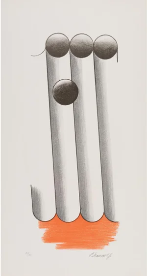 Constructivist Composition 1, Paul Mansouroff Lithograph