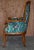 Vintage Italian Carved Walnut Armchair with Birds of Paradise Upholstery For Sale - Image 15 of 17