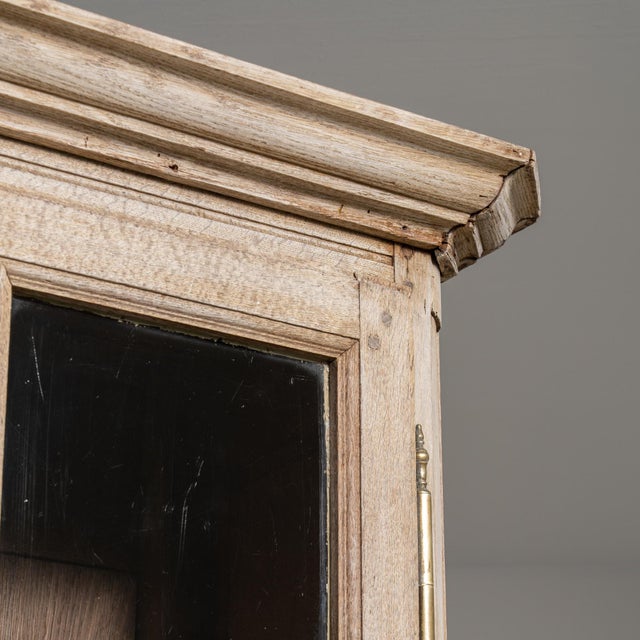 19th Century French Provincial Brown Wood China & Display Cabinets For Sale - Image 4 of 15
