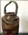 Brown Japanese Ceramic Ikebana Vase Bizen Ware Nanba Koyo For Sale - Image 8 of 13