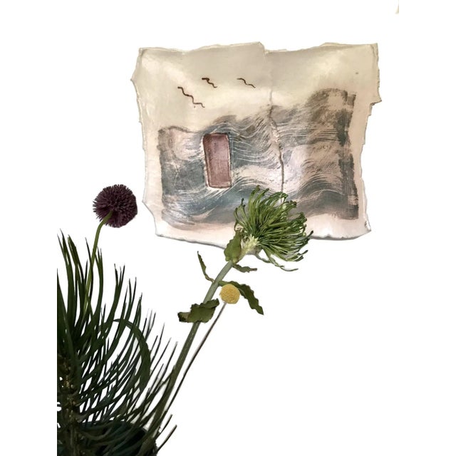 a signed 1980s Post-Modern studio art pottery large unique wall-mounted stoneware art sculpture/ bowl this beautiful hand...