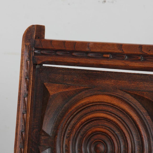 Wood French Straw-Seated Chairs in Wood, 1940, Set of 6 For Sale - Image 7 of 11