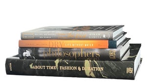 Decorative Books - Godiva Coffee Table Stack - 4 Black and Gold Books