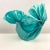 Vintage signed 1992 CT Designs teal lucite decorative bowl. Pearlescent teal acrylic sheet manipulated to create a storage...