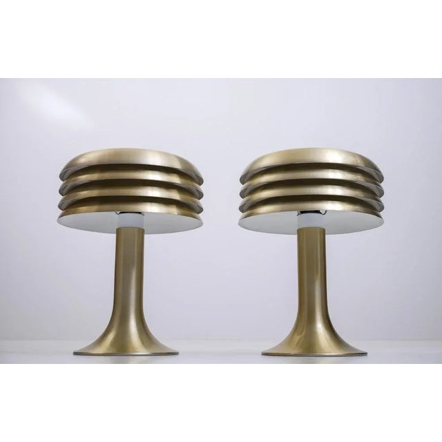 Silver Table Lamps Bn-26 by Hans-Agne Jakobsson, 1960s, Set of 2 For Sale - Image 8 of 12