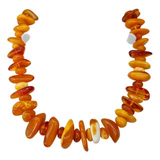 Vintage Baltic Amber Necklace For Sale