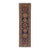 Blue and Pink Kazak-Style Wool Runner Rug With Geometric Medallions, 2'7" X 9'7" For Sale