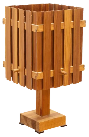 Swedish Sportstuge Pine Table Lamp