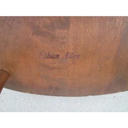 1960s Vintage Wood Spindle Back Ethan Allen Dining Side Chair For Sale - Image 11 of 12
