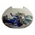 Rosenthal Colorful Artist Painted Pillow Vase by Lino Sabattini For Sale