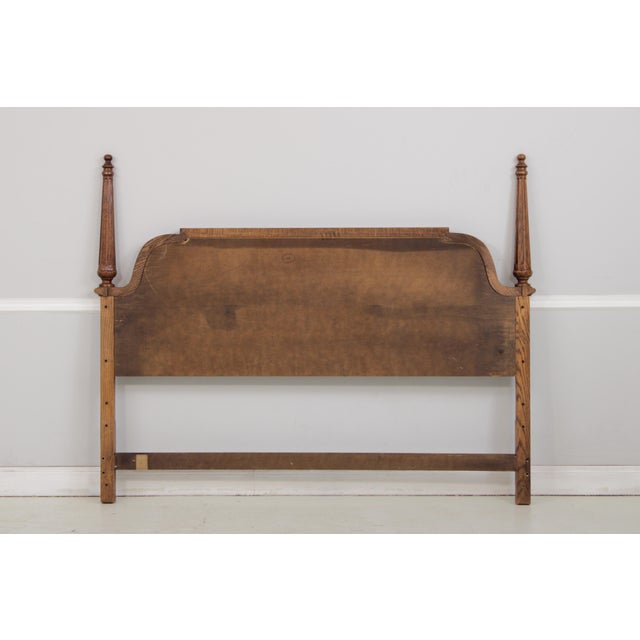 Thomasville Oak Grand Classic King Size Headboard For Sale - Image 14 of 16