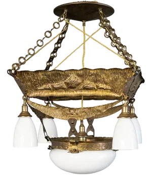 Art Nouveau Ceiling Lamp Chandelier
