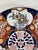 Ink Blue Vintage Gold Imari "Kinrande" Japanese Charger Plate, Circa 1950s For Sale - Image 8 of 18