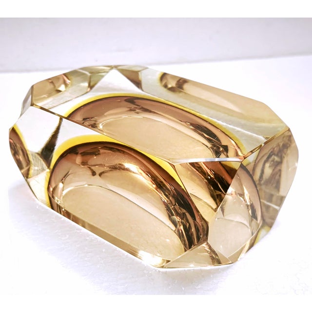 Vintage Murano Sommerso Glass Ashtray by Bucella Cristalli, 1960s For Sale - Image 18 of 18
