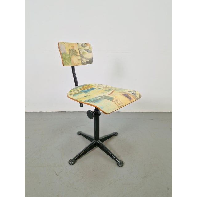 One of a kind drawing table desk chair by friso kramer for cirkel, art piece, 1960 unique designer: friso kramer producer:...