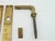 Gold Brass Door Handles by Otto Wagner, 1950s, Set of 12 For Sale - Image 8 of 9