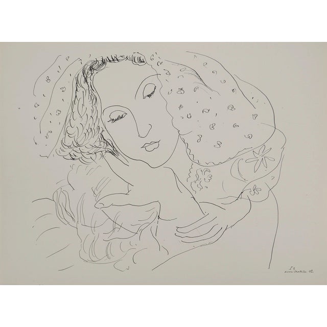 Henri Matisse, Modèle mariée au voile, Lithograph For Sale