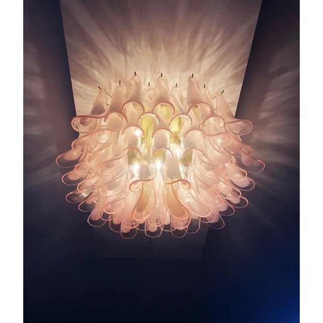 Glass Murano Ceiling Lamp, 1990 For Sale - Image 7 of 10